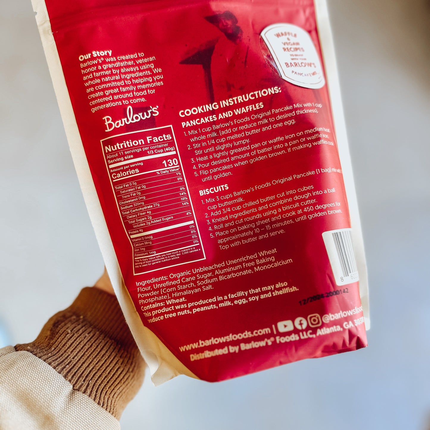 Barlow’s Pancake mix | made in GA