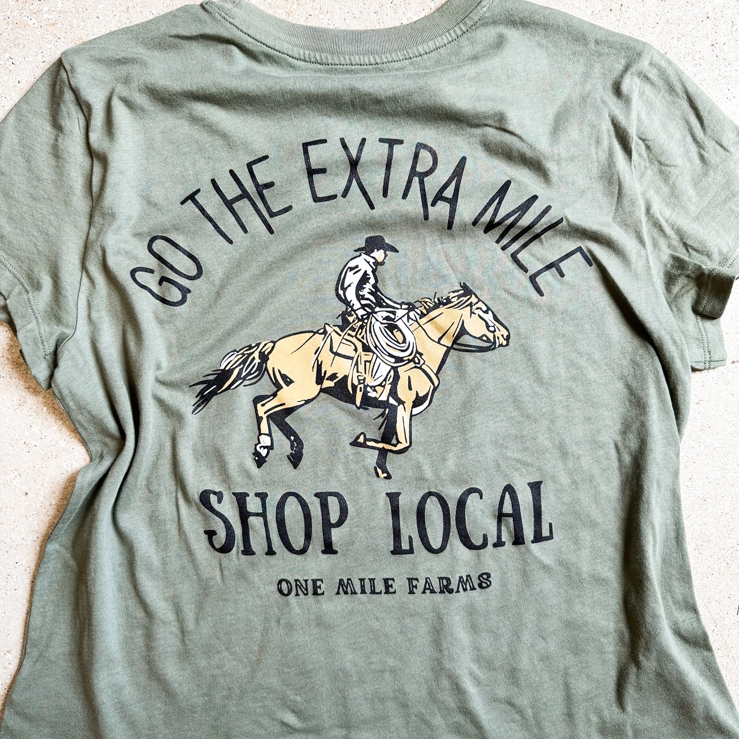 Shop Local Womens Shirt | Green