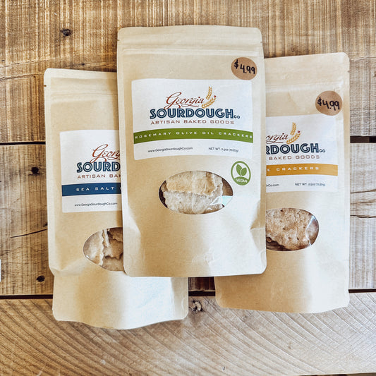 Sourdough Crackers