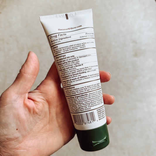 Pain relief cream | Nature’s willow