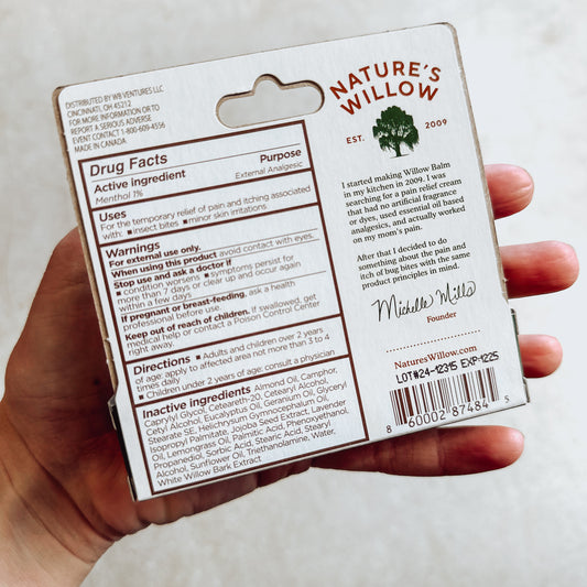 Itch relief cream | Nature’s Willow
