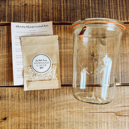 Organic Dehydrated Sourdough Starter Kit