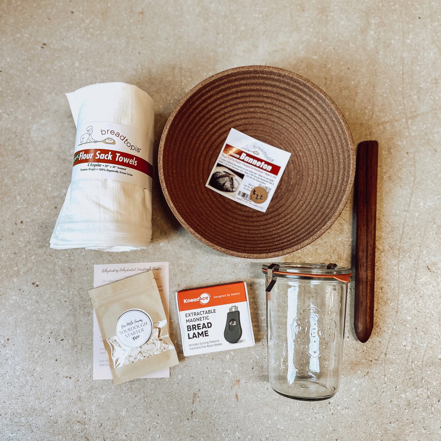 Premium Sourdough Starter Kit Organic Sourdough Starter onemilefarms