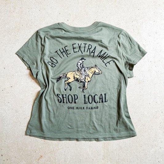 Shop Local Womens Shirt | Green