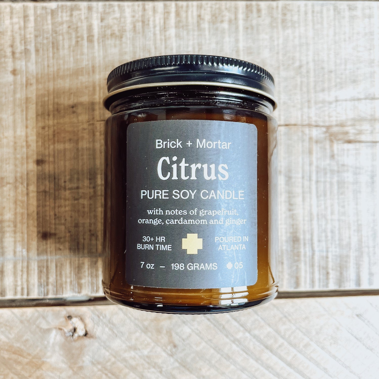 Brick + Mortar Pure soy candle - Citrus Made in GA