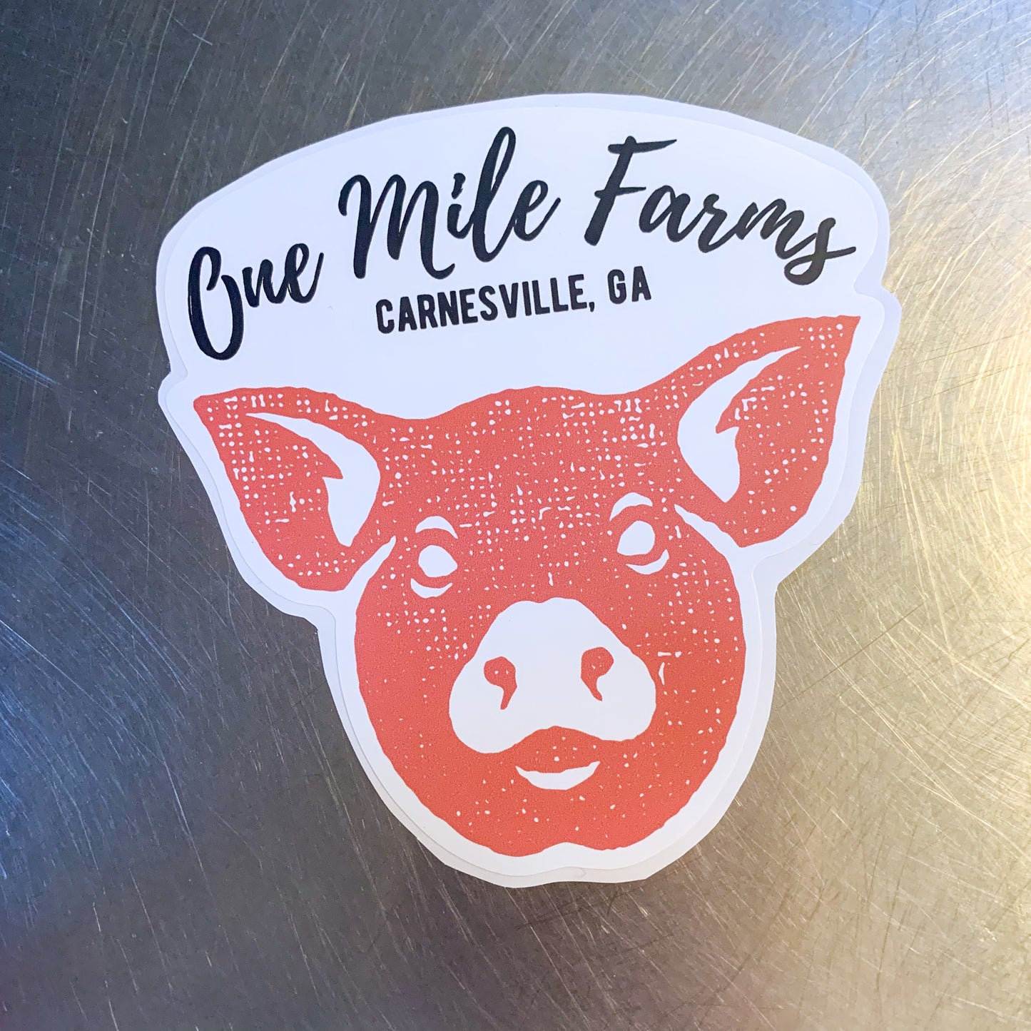 One Mile Farms Sticker