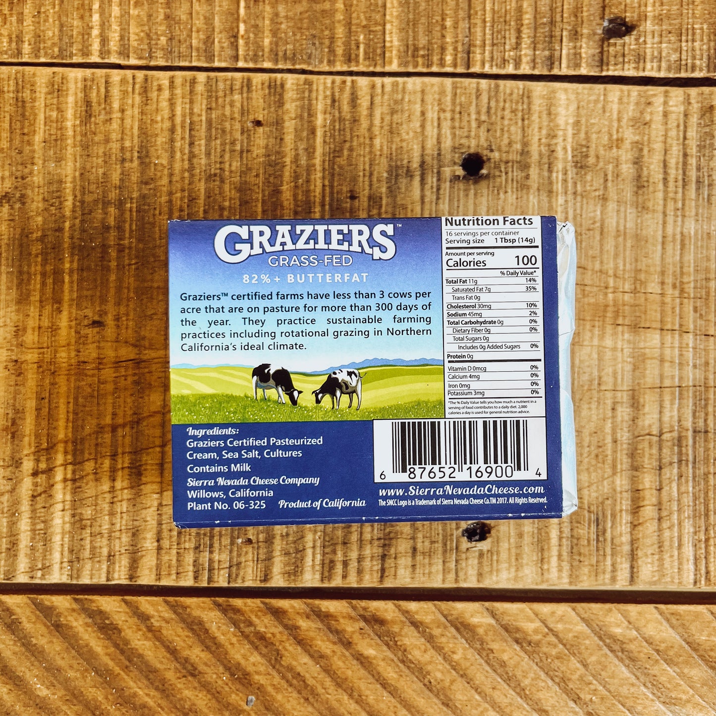 Graziers Grass Fed Butter - Salted