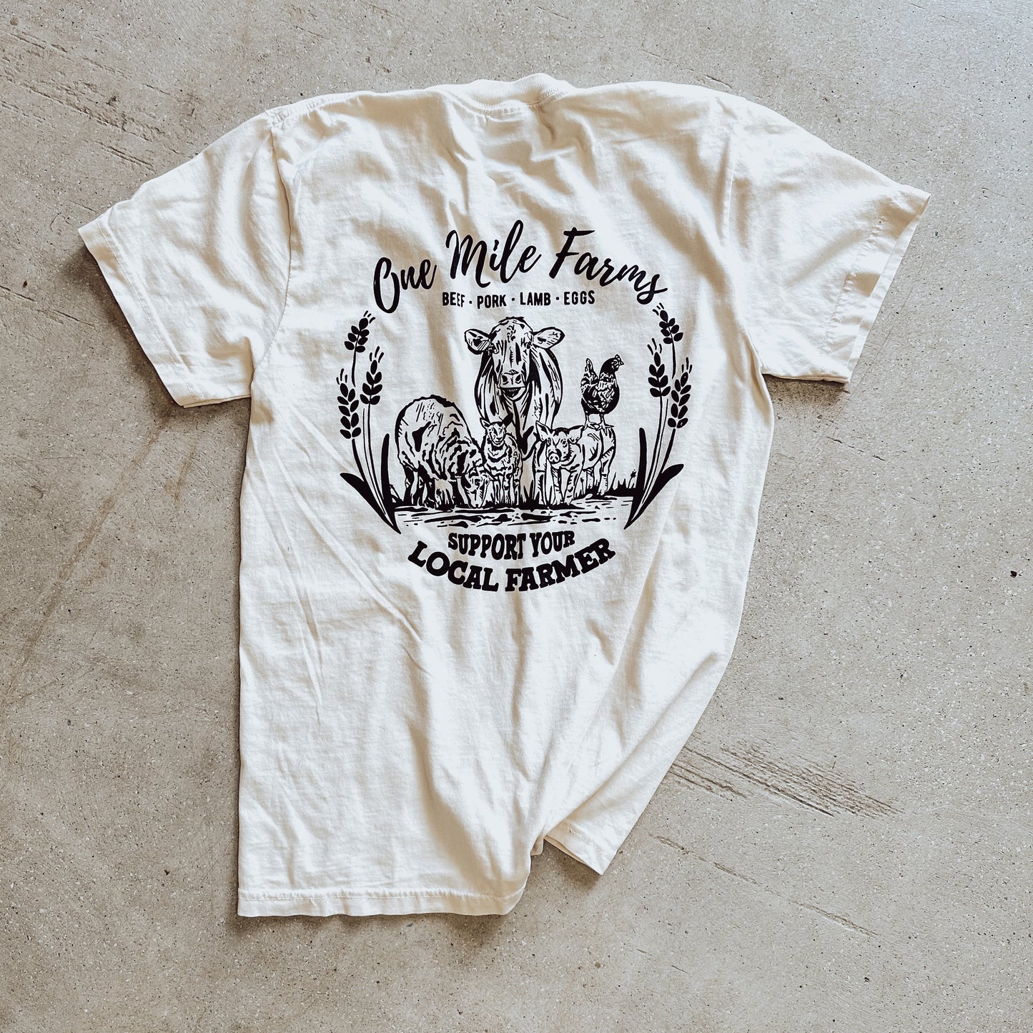OMF Comfort Cotton T-Shirts | Ivory